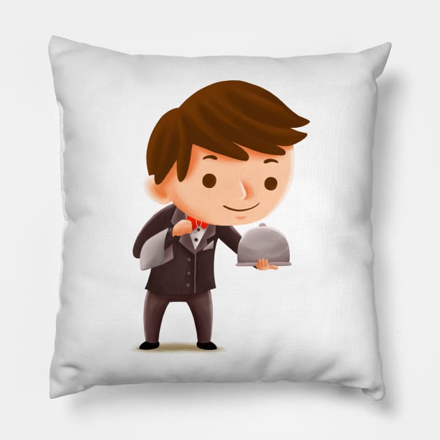 Kids Waiter Pillow by MEDZ