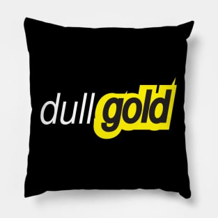 3D imagination block box dull gold Pillow