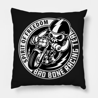 Spirit of Freedom Skeleton Rider Pillow