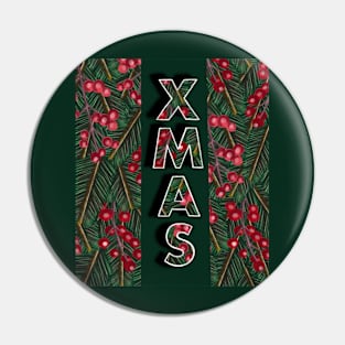 Xmas Winter Berries Pin