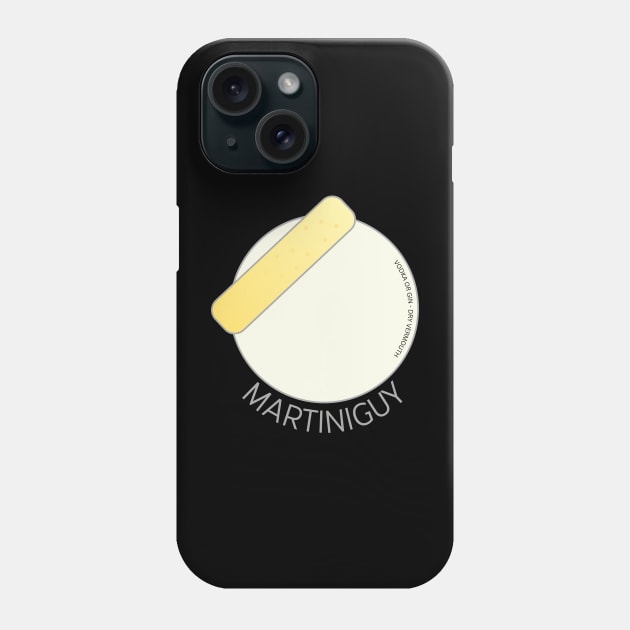 MARTINI GUY Phone Case by tippletshirts