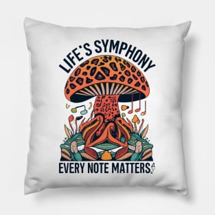 Life symphony Pillow