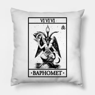 BAPHOMET, TAROT CARD Pillow