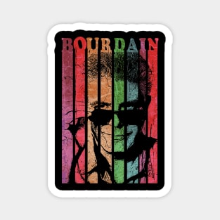 bourdain sunglasses//Retro Vintage aesthetic Magnet