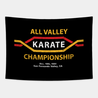 All Valley Karate Championship - 1984 - vintage logo Tapestry