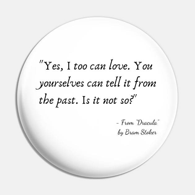 A Quote about Love from "Dracular" by Bram Stoker Pin by Poemit