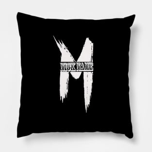 nickname M Pillow