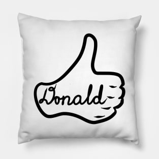 Men name Donald Pillow