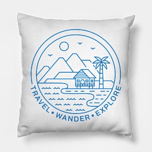 Travel Wander Explore 2 Pillow