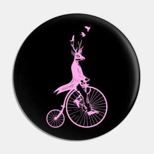 Gentleman on Bike Pin