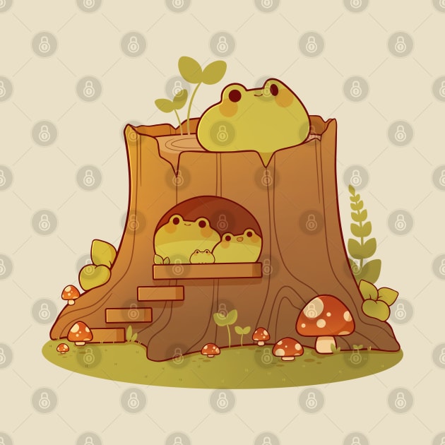 Frog family by Rihnlin