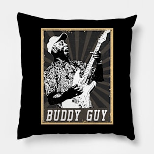 80s Style Buddy Guy Pillow