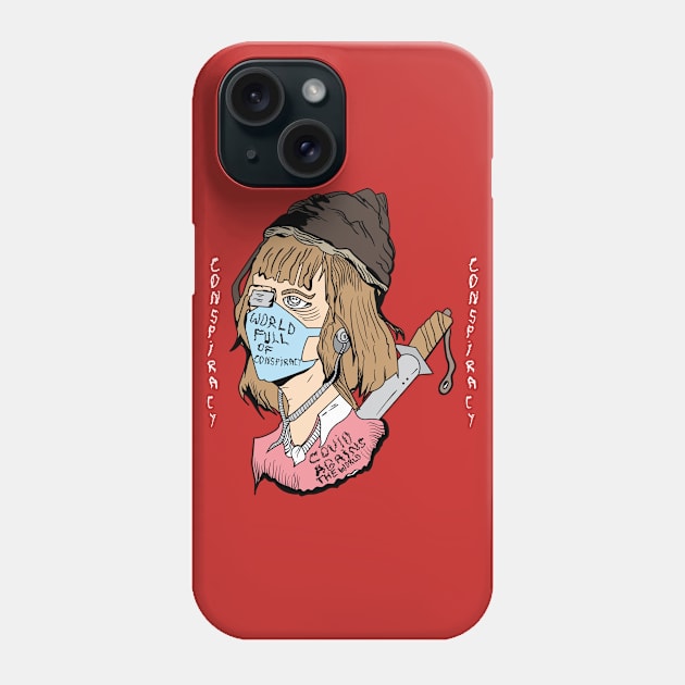 World Full of Conspiracy Phone Case by Riandrong's Printed Supply 