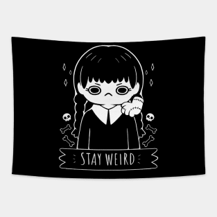 Stay Weird Tapestry