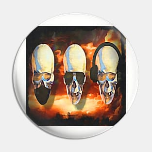 3 Wise dead men Pin