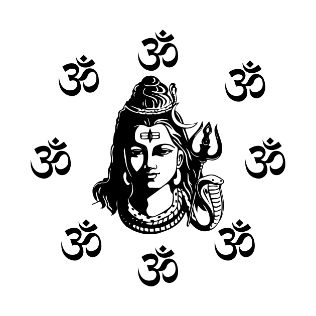 Shiva OM by BhaktiCloudsApparel