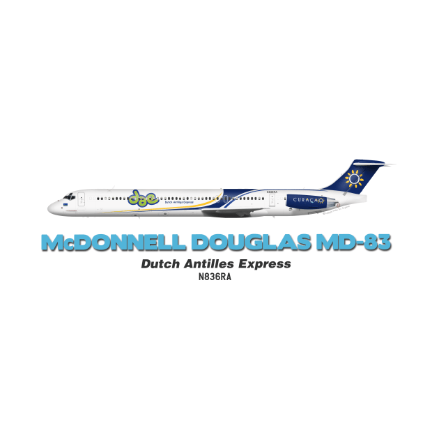 McDonnell Douglas MD-83 - Dutch Antilles Express by TheArtofFlying