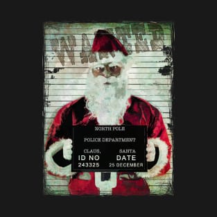 Wanted Santa T-Shirt