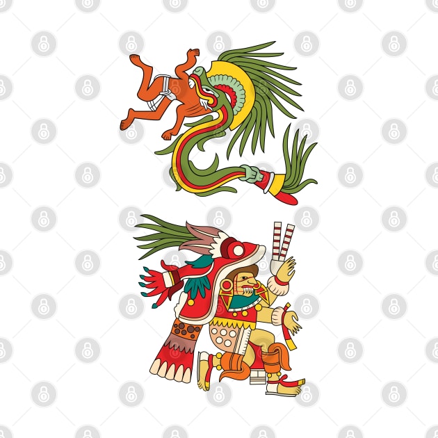 Quetzalcoatl Chantico Aztec Gods Gift by USProudness