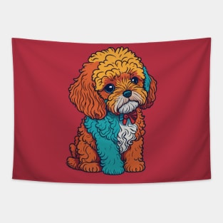 Cavapoo Portrait Tapestry