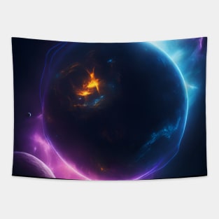 Planets Lights In Space Tapestry