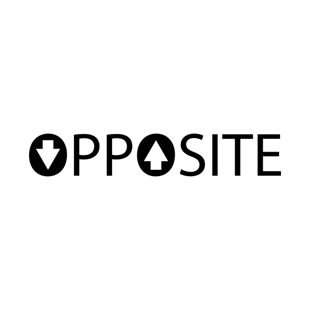 Opposite typographic logo design by CRE4T1V1TY