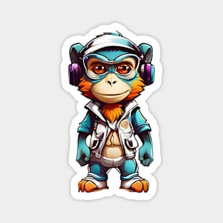 monkey gamer Magnet