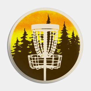 Retro Disc Golf Pin