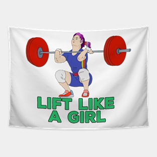 Lift Like a Girl Tapestry