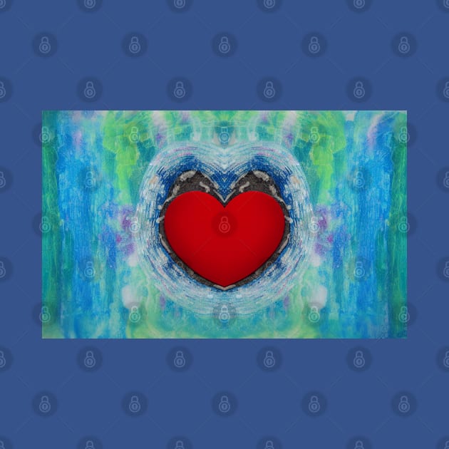 Abstract heart drawing by Dendros-Studio