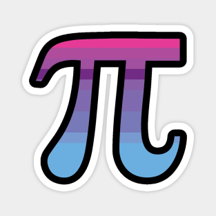 Pi symbol vintage design and color Magnet