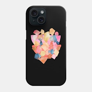 Magical watercolor shapes Phone Case