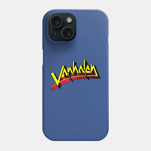 Van Halen - Original First Album VH logo Superhero Style Phone Case by RetroZest