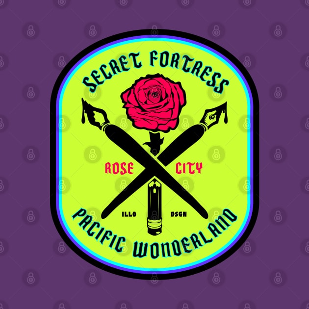 SFW - Rose City Badge by Secret Fortress Workshop