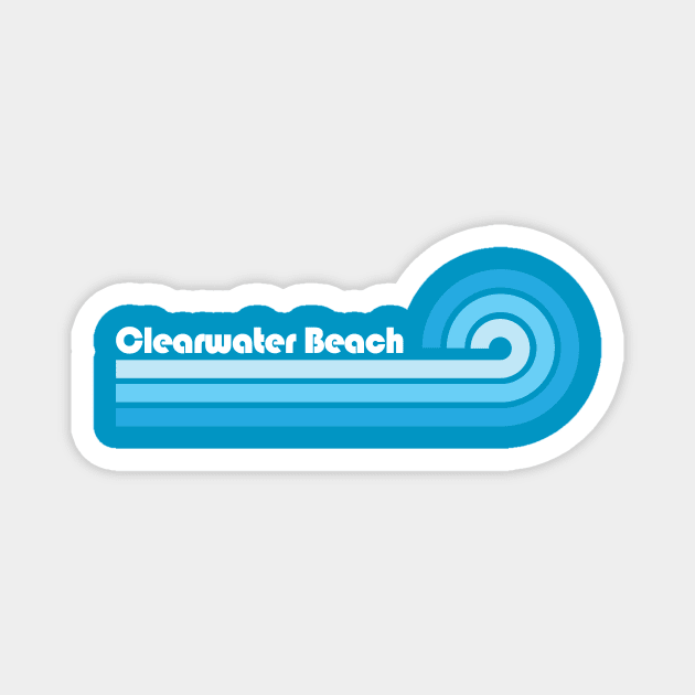 Clearwater Beach Magnet by PodDesignShop