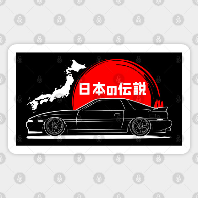 Jdm Supra Mk3 Toyota Supra Mk3 Sticker Teepublic