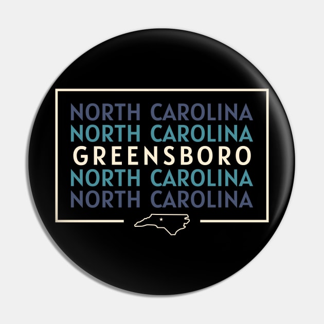 Greensboro, NC Geometric Repeater Design Pin by nonbeenarydesigns