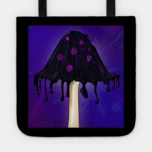 Inky mushroom Tote