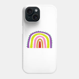 Smile on Your Rainbow - Lifes Inspirational Quotes Phone Case