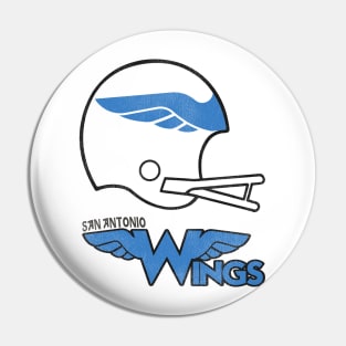 Defunct San Antonio Wings Football Team Pin