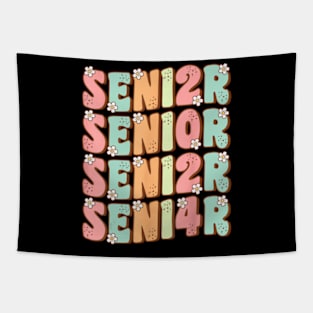 Groovy Senior Graduation Cute Tapestry