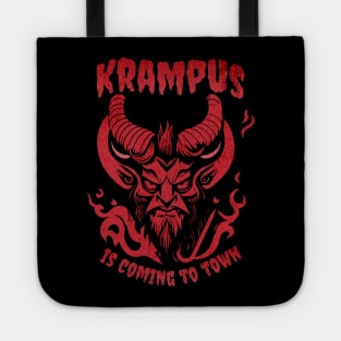Krampus Is Coming to Town Tote