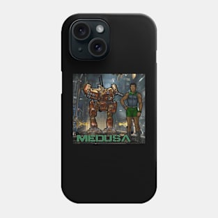 Medusa and his LCT-1V Locust scout mech Phone Case