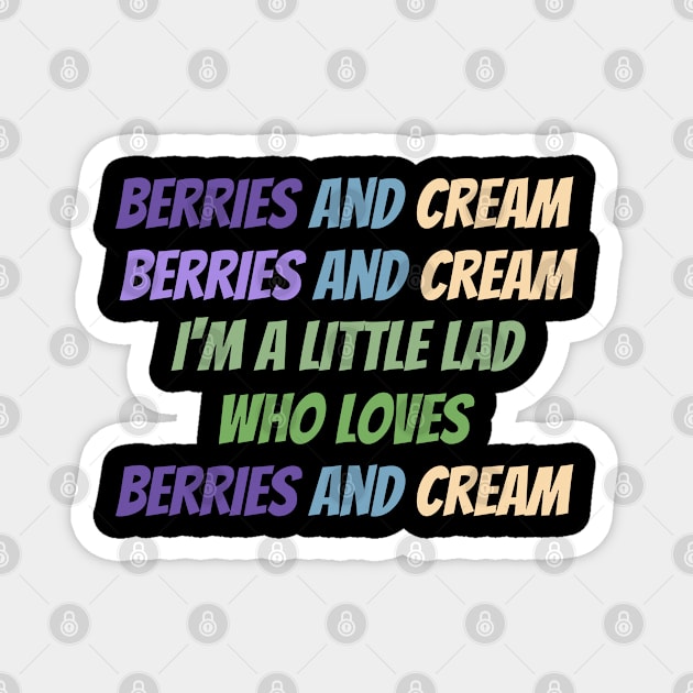 Berries and Cream For a Little Lad Magnet by BobaPenguin