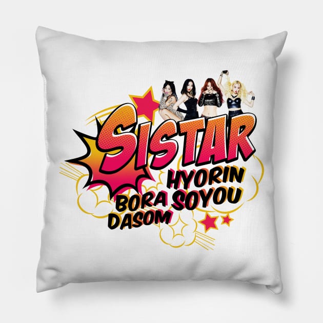 SISTAR Shake It Pillow by skeletonvenus