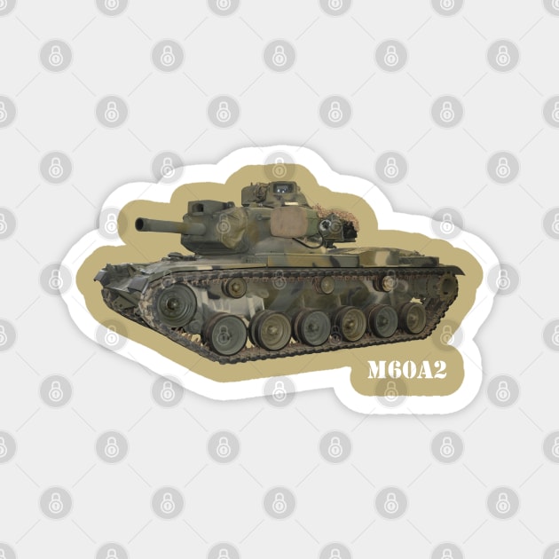 M60A2 Main Battle Tank Magnet by Toadman's Tank Pictures Shop