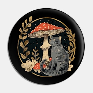 Cottagecore Aesthetic Cat Gardens Pin