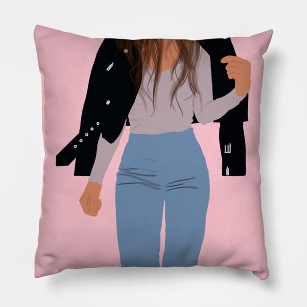 Fashion Girl Pillow by iadesigns