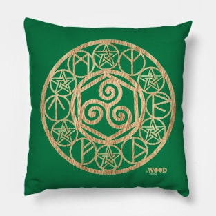 Celtic Runes Alchemy Pillow