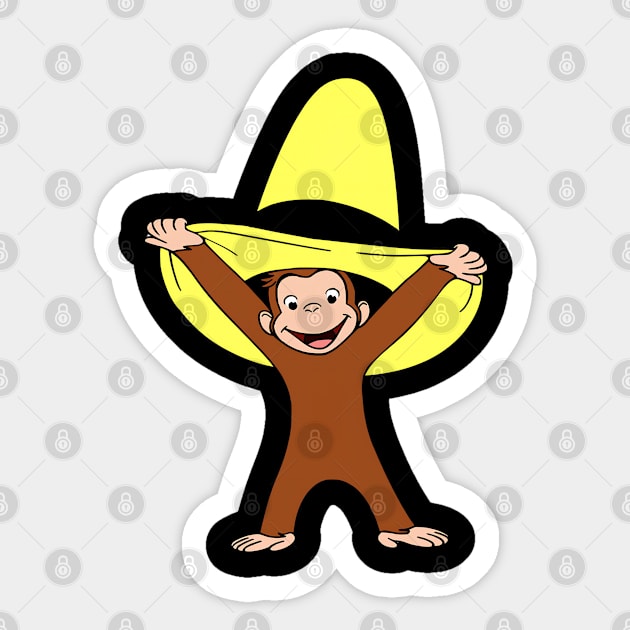 Curious George Trend - Curious George Funny - Sticker | TeePublic